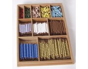 Kasten mit Perlenst�bchen zur Multiplikation, je 60 von 1-9, 110x10er