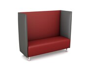 Akustiko Silvertex Standard, Schallschutzsofa, Farbe rot/Kirsche