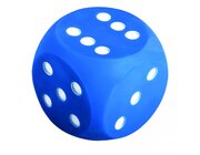 Augenw�rfel 10 cm, blau