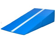 B�nfer Keilmatte aus Weichschaum, 200 x 100 x 50 cm, klappbar, blau, mit Bezug