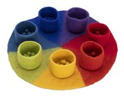 Filzsortierset mit Schalen und Perlen 120-teilig, 3-6 Jahre