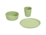treeNside Kindergeschirr-Set � Teller, Becher & Sch�ssel, blassgr�n