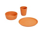 treeNside Kindergeschirr-Set � Teller, Becher & Sch�ssel, coral