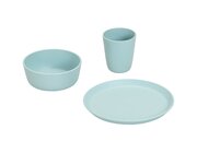 treeNside Kindergeschirr-Set � Teller, Becher & Sch�ssel, t�rkis