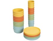 treeNside Geschirr-Set, 36-teilig bunt (4 Farben)
