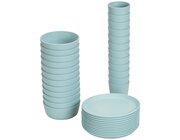 treeNside Geschirr-Set, 36-teilig t�rkis