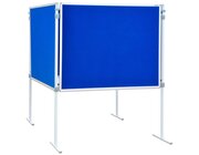 Compra Profi-Stellw�nde Komplett-Set B: Raute, Stoffbezug blau