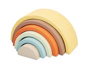 Regenbogen aus Holz, klein, Breite 19 cm
