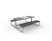 Betzold Sitzgruppe �Ludo�, anthrazitgrau RAL 7016, Sitzh�he 43,3 cm, ohne R�ckenlehne