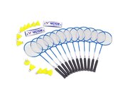Badminton Schulset Plus, 12 Schl�ger, 12 B�lle