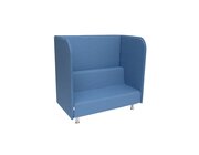 xilent Schallschutzsofa, blau, Sitzh�he 38 cm