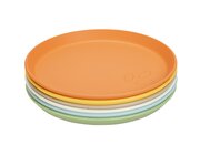 treeNside Teller, 6er-Set bunt