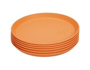 treeNside Teller, 6er-Set coral