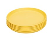 treeNside Teller, 6er-Set safrangelb