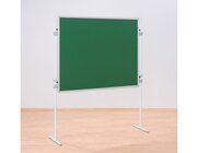 Sparset Tafelreihe, Tafeloberfl�che gr�n, 3 Tafeln, 4 T-Fu�-Stative