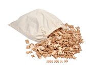 Dusyma-Steckbausteine Holz, 1000 St�ck, ab 3 Jahre