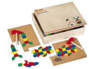 Hammerspiel: Mosaikt�felchen Kunststoff, 144 St�ck, ab 3 Jahre