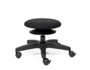 Erzieherhocker Smoover, Kunstleder hellgr�n, Sitzfl�che 37cm, Sitzh�he 29,5-35 cm