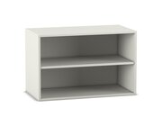 Flexeo Aufsatzregal, Dekor wei�, 2 F�cher, HxBxT: 60,6x94,4x38 cm