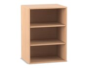Flexeo� Aufsatzregal, Buche hell, 3 F�cher, Breite 64,1 cm