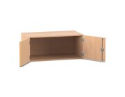 Flexeo Aufsatzschrank, Buche hell, HxBxT: 41,4x94,4x60 cm, Schloss