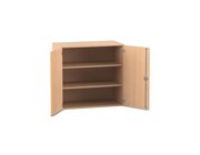 Flexeo Aufsatzschrank, Buche hell, HxBxT: 90,9x94,4x60 cm, 2 Fachb�den, Dreholive