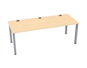 Flexeo� Schreibtisch, Buche hell, Breite 200 cm