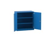 Flexeo� Unterschrank, Dekor blau, 3 F�cher, HxBxT: 99,1 x 94,4 x 50cm, Schloss