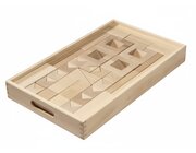 Set GEO-Kasten gro�: Inhalt 66 Teile, Buche natur