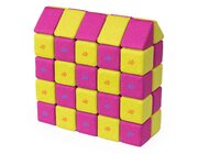 Jolly Heap Set MEDIUM pink-gr�n, Riesen-Magnetbausteine