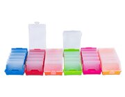 �bungs-Box f�r Lern-Karteien, rot,