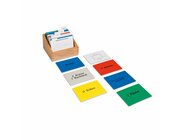 Kasten mit Aufgabenkarten f�r die Geometrischen K�rper mit Selbstkontrolle