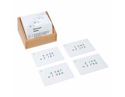 Kasten mit Aufgabenkarten f�r das Markenspiel