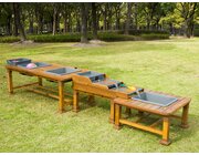 Outdoor Sand- und Wassertische, 3er Set