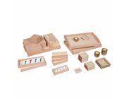 Goldenes Perlenmaterial mit Kartens�tzen: Lose Perlen, Glas