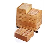 Schmuckbausteinwagen, 7 Bausteink�sten und Fahrgestell