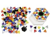 Prismo Kreisel 192 Dreiecke inkl. 24 Glitzer-Prismo mit Kreiselrahmen 2er-Set durchgef�rbt