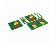 Satz des Pythagoras, 13 Einsatzfiguren aus Metall