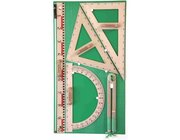 Wandtafelzeichenger�tesatz RE-Wood� mit Vollmagnetstreifen (165134.M00)