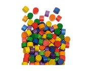 Hartholz-Walzenstecker � 1,8 cm, L�nge: 12 mm, ca. 100 St�ck, ab 3 Jahre