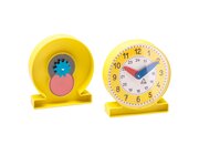 Sch�ler-Lernuhr mit Zeigerwerk - synchron - aus RE-Plastic�