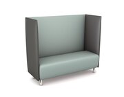 Akustiko Silvertex Standard, Schallschutzsofa, Farbe Skylight