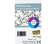 Wortkarten: Einfache lautgetreue W�rter, Level 7-10, 1.-4. Klasse