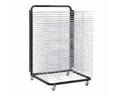 Trockenst�nder mit Rollen, 30 F�cher A2