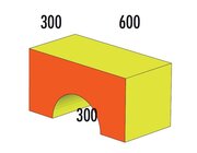 Br�cke MAXI gelb/orange, ab 4 Jahre