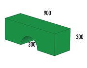 Br�cke MAXI gr�n, ab 4 Jahre