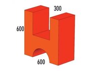 Br�cke/U-Element MAXI rot/orange, ab 4 Jahre