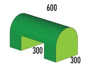 Halbovalbr�cke MAXI gr�n/hellgr�n, ab 4 Jahre