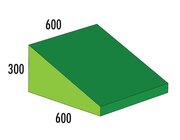 Keil MAXI gr�n/hellgr�n, 600 x 600 x 300, ab 4 Jahre