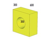 R�hre 1-teilig 34-094-12, MAXI gelb, ab 4 Jahre